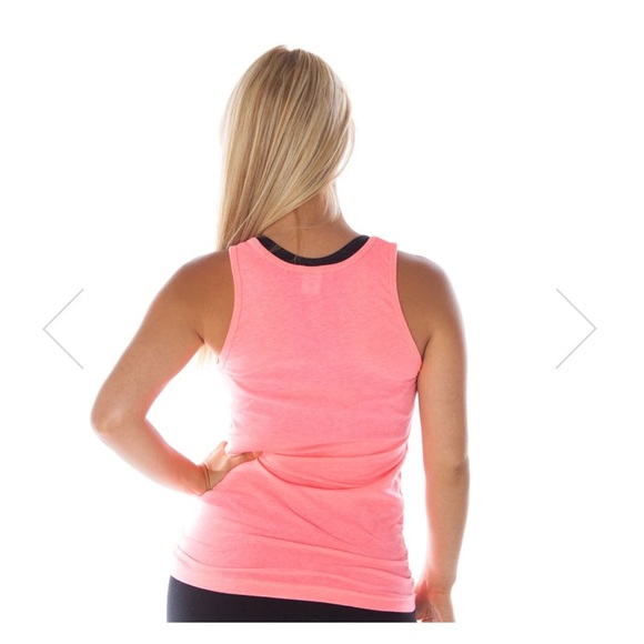 Unisex- neon tank-top. Medium. - Picture 3 of 5